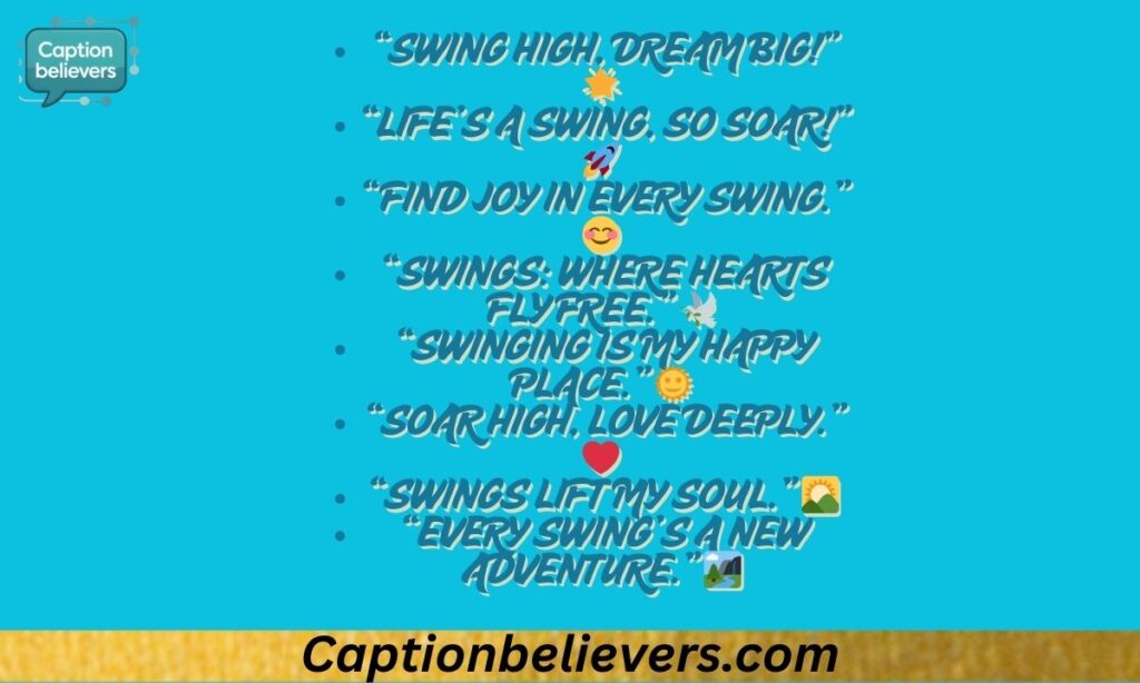 Joyful Swing Quotes That Elevate Your Post 🌈