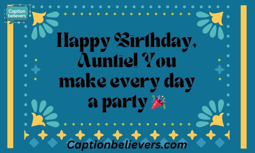 Birthday Greetings For Aunties