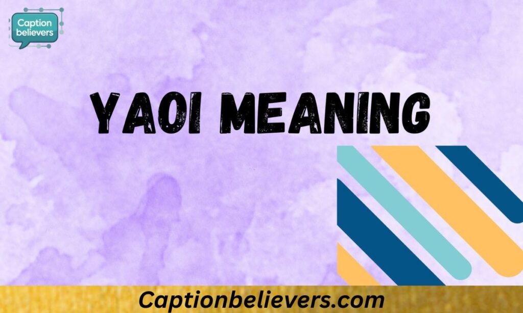 Hiatus Meaning When People Say "Yaoi Meaning"