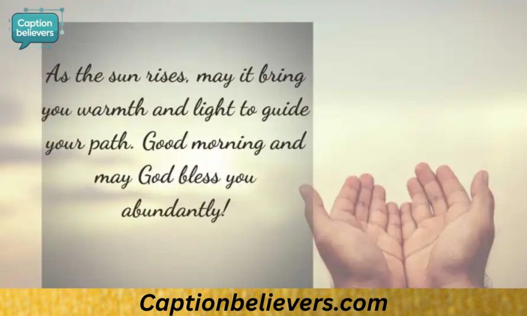 A Morning Prayer for You