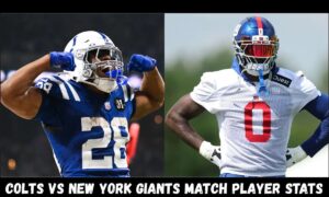 Complete Breakdown of the Colts vs New York Giants Match Player Stats An In-Depth Performance Review